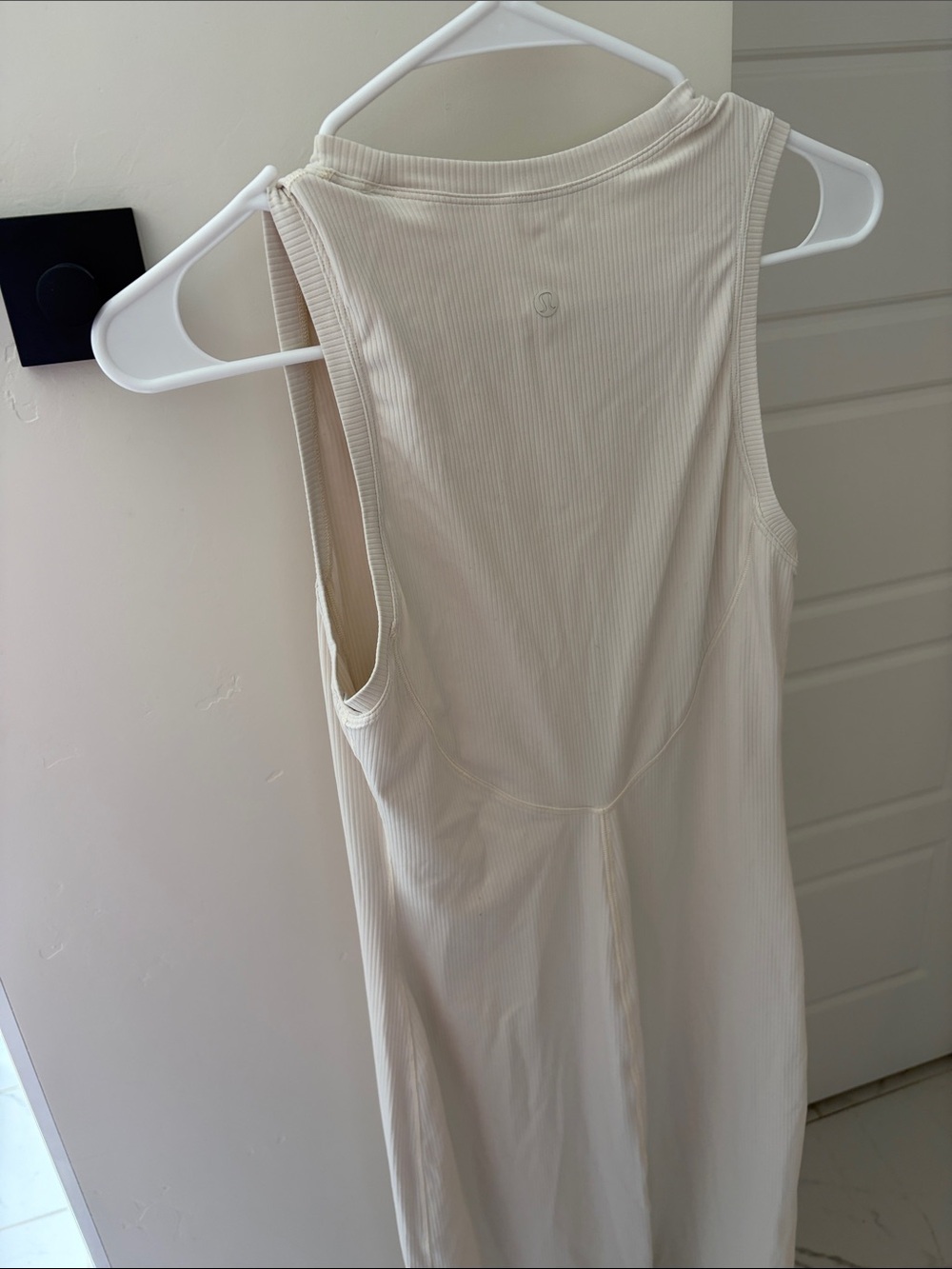 lululemon athletica Cream Sleeveless Ribbed Maxi Dress - Picture 3 of 3